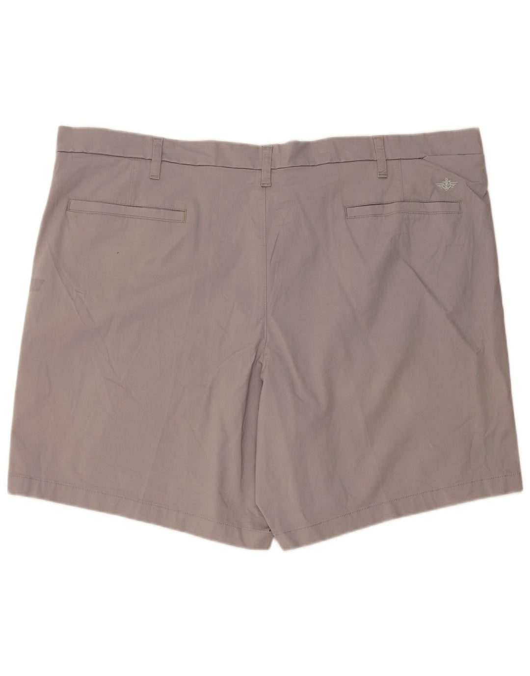 DOCKERS Mens Chino Shorts W48 4XL Grey Cotton