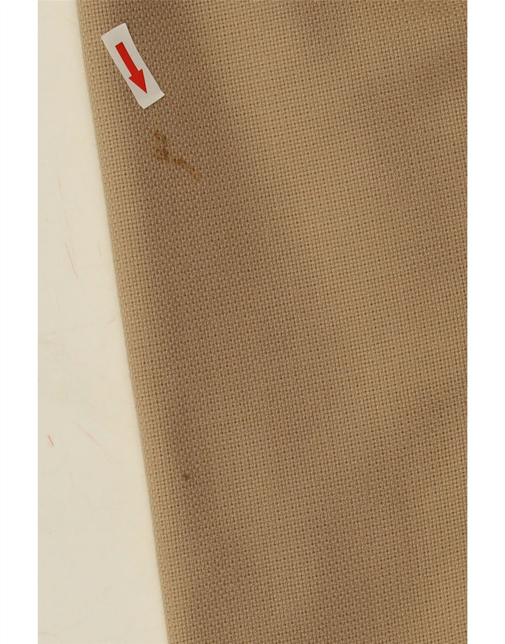 VINTAGE Womens 4 Button Blazer Jacket IT 40 Small Beige Wool