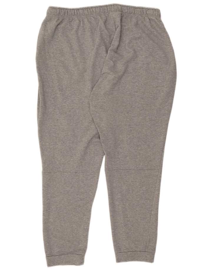 NIKE Mens Dri Fit Tracksuit Trousers Joggers 3XL  Grey Cotton