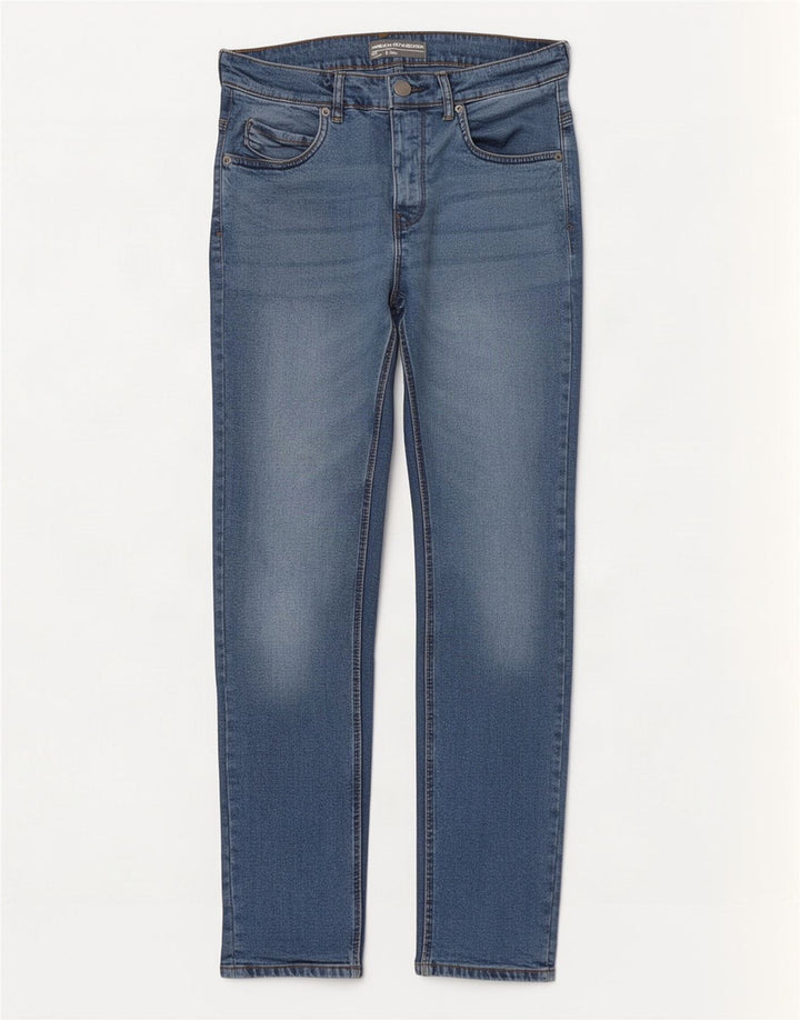 French Connection Mens Slim Jeans W32 L30 Blue Cotton