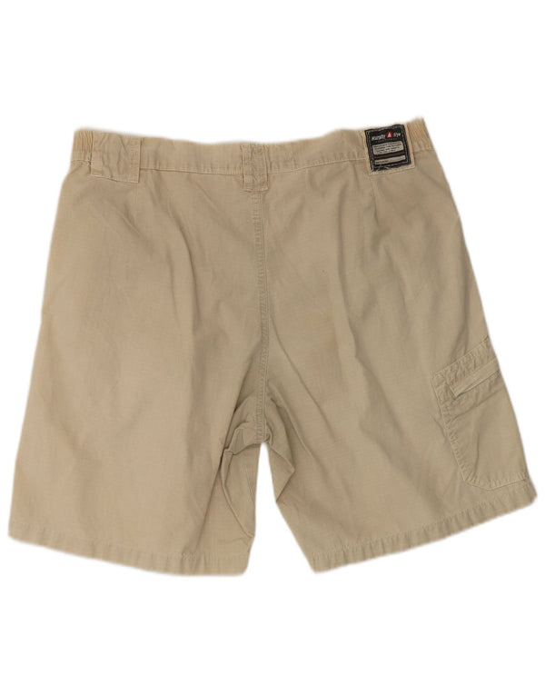 MURPHY & NYE Mens Cargo Shorts W36 Large Beige Cotton