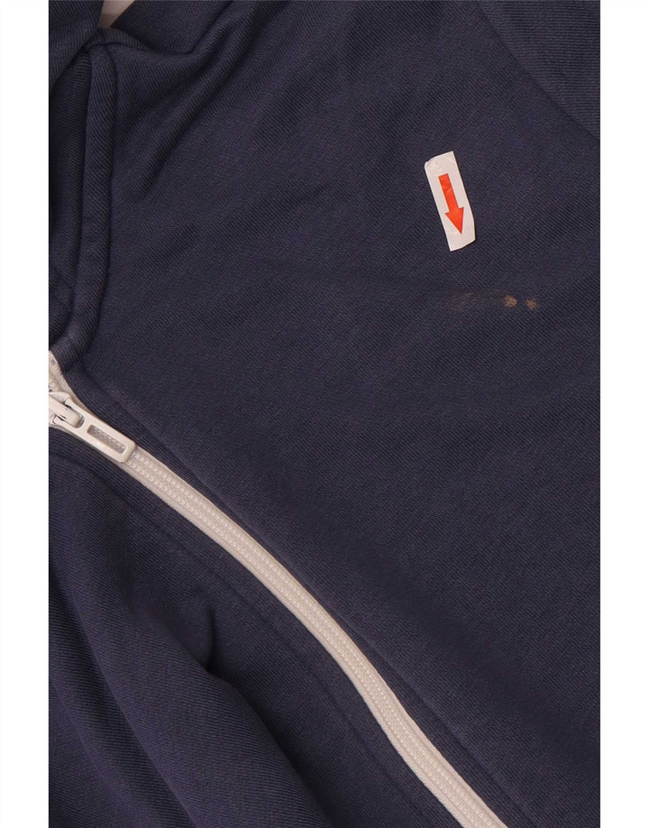 Adidas Mens Zip Hoodie Sweater Small Blue