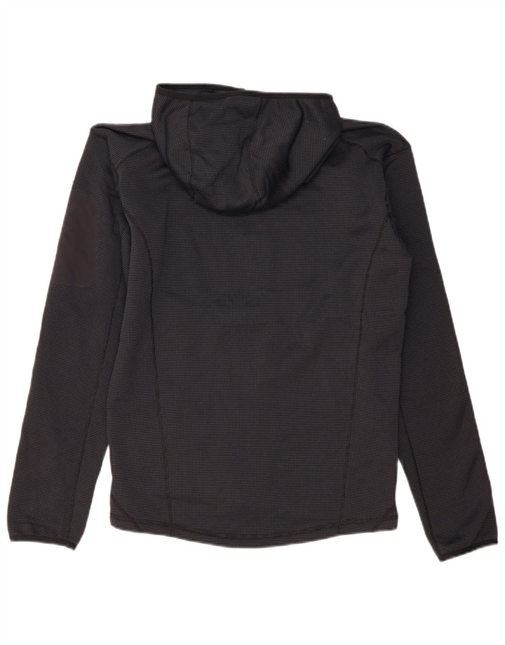 BERGHAUS Mens Zip Hoodie Sweater Small Navy Blue Polyester