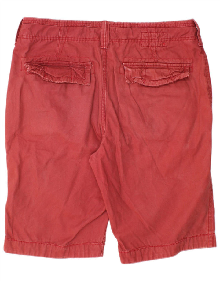 FAT FACE Mens Chino Shorts W34 Large Red Cotton