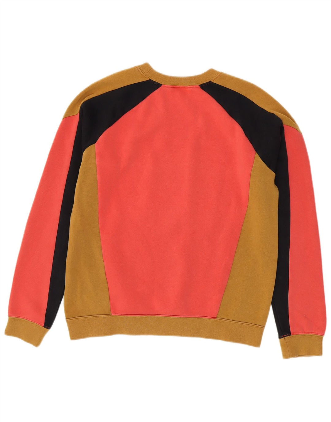 Nike Womens Graphic Sweatshirt Jumper UK 10 Small Multicoloured Colourblock