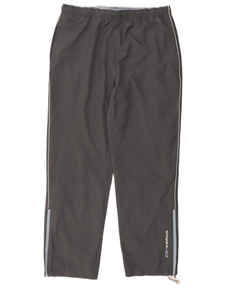 Reebok Mens Tracksuit Trousers Small  Grey