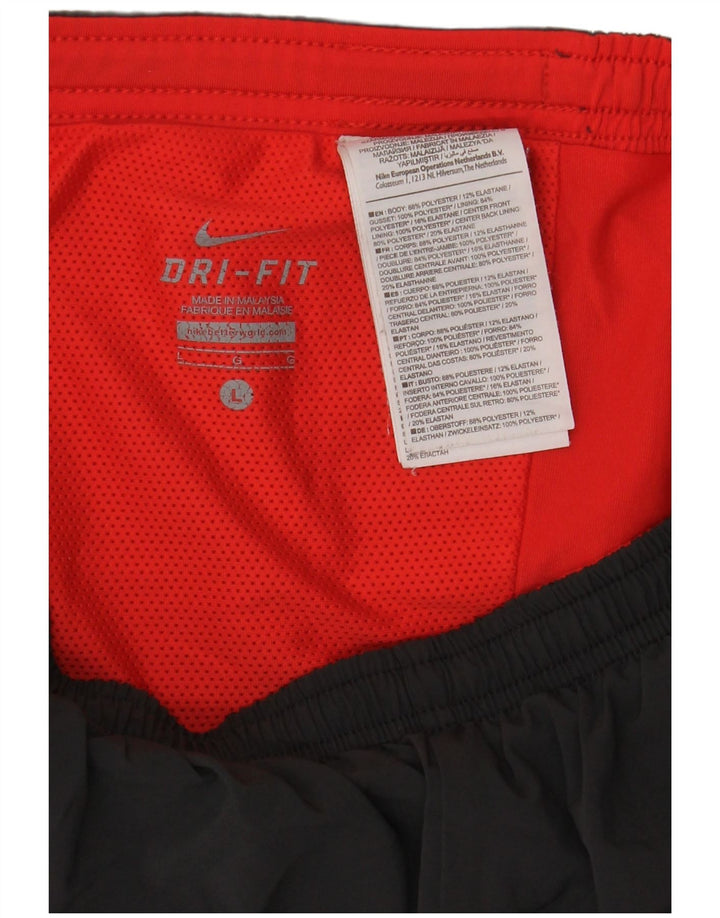 Nike Mens Dri Fit Sport Shorts Large  Black Polyester