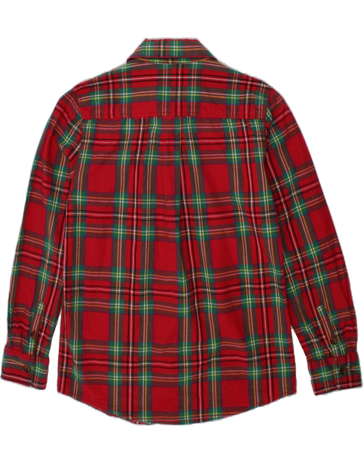 TOMMY BAHAMA Boys Shirt 11-12 Years Red Check Cotton Vintage Tommy Bahama and Second-Hand Tommy Bahama from Messina Hembry 