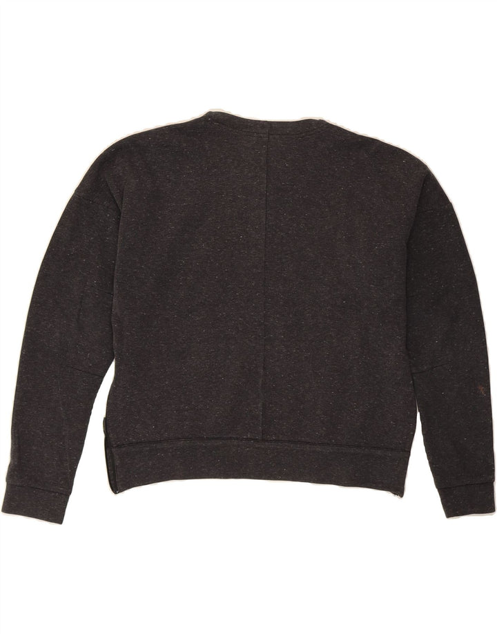 ADIDAS Womens Sweatshirt Jumper UK 16 Medium Grey Vintage Adidas and Second-Hand Adidas from Messina Hembry 