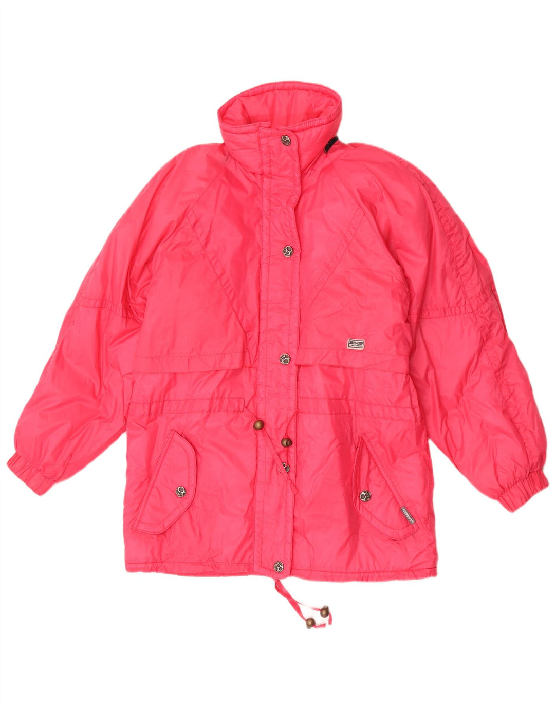 Vintage Womens Windbreaker Jacket UK 10 Small Pink Polyamide