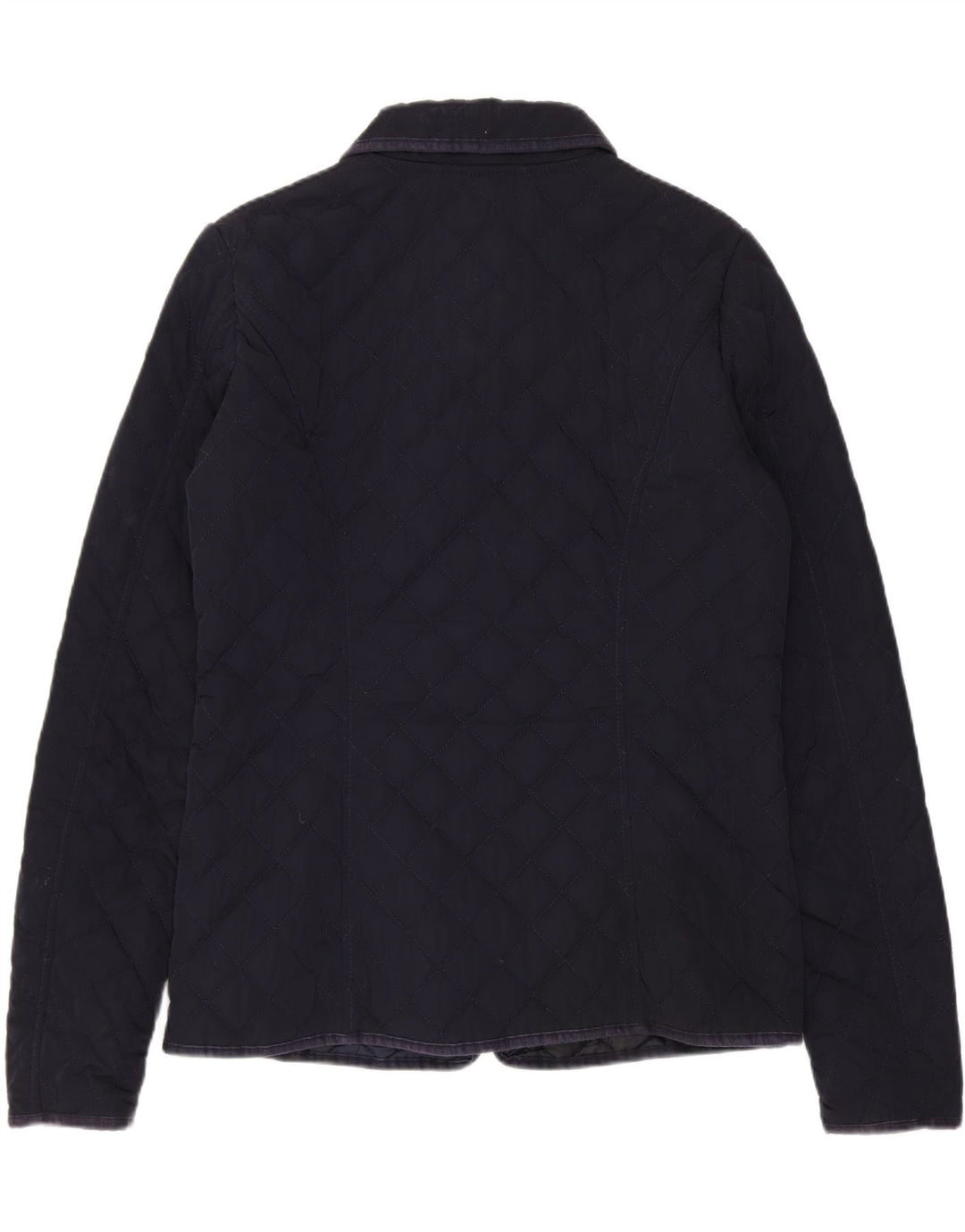 Napapijri Womens Quilted Jacket UK 16 Large Navy Blue Polyester