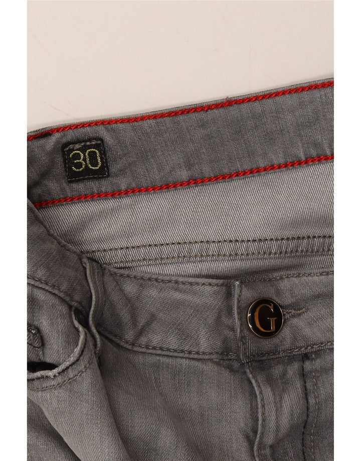 GUESS Womens Slim Jeans W30 L33 Grey Cotton Vintage Guess and Second-Hand Guess from Messina Hembry 