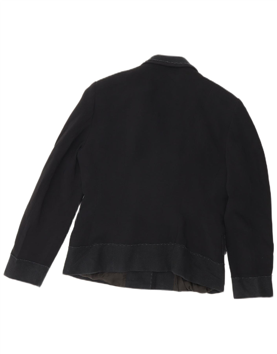 Moschino Womens Cheap and Chic Blazer Jacket UK 12 Medium Black Rayon