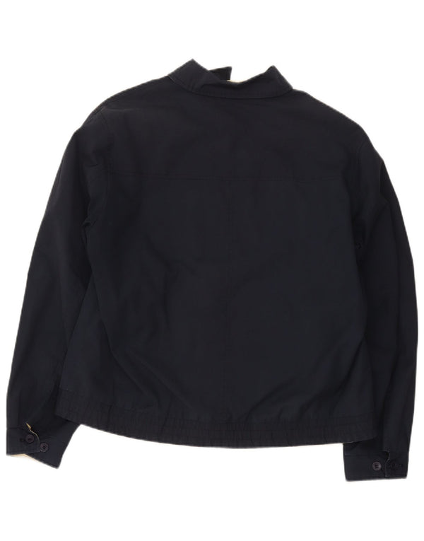 Vintage Mens Bomber Jacket UK 38 Medium Navy Blue