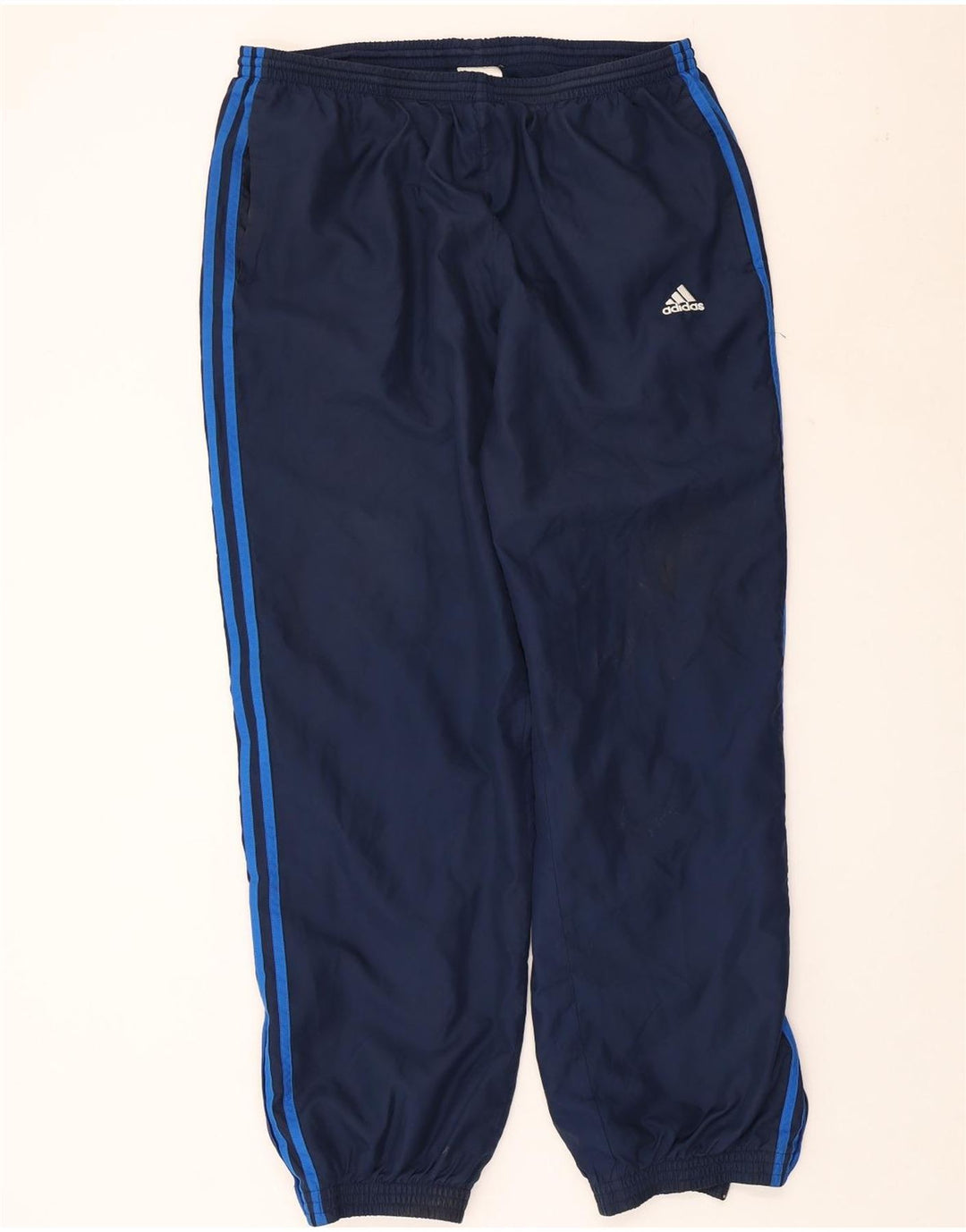 ADIDAS Mens Tracksuit Trousers Joggers XL  Navy Blue Polyester