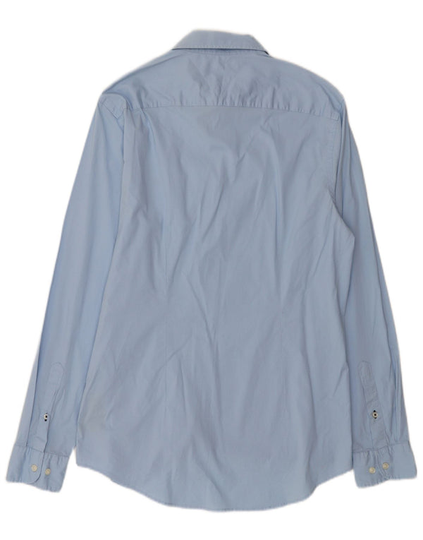 Tommy Hilfiger Mens Slim Fit Shirt Large Blue