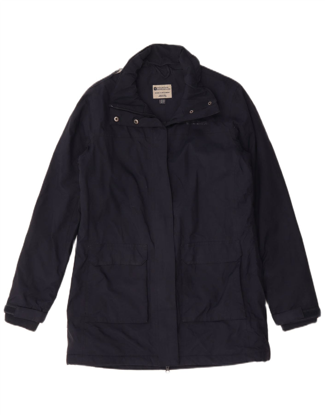 Mountain Warehouse Womens Oversized Parka Jacket UK 10 Small Navy Blue