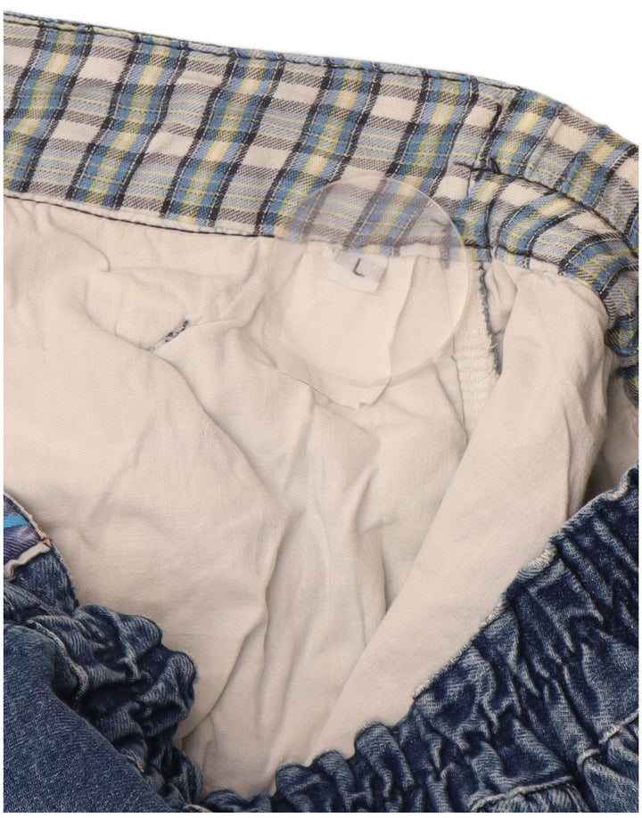 VINTAGE Womens Tapered Jeans Large W34 L30 Blue