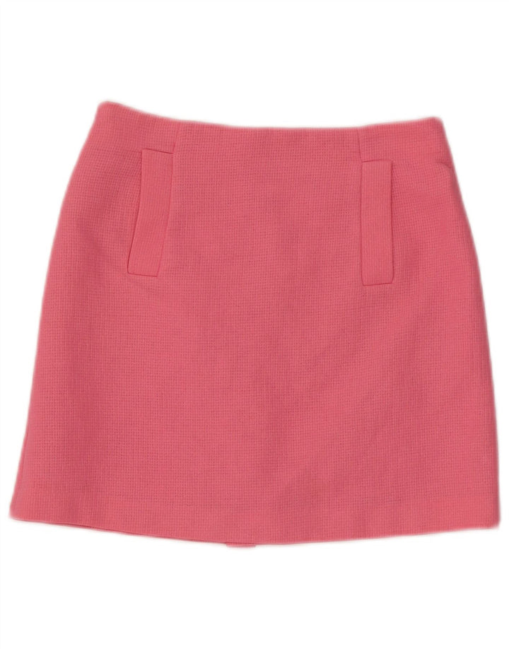 Zara Womens Mini Skirt XS W24 Pink Polyester