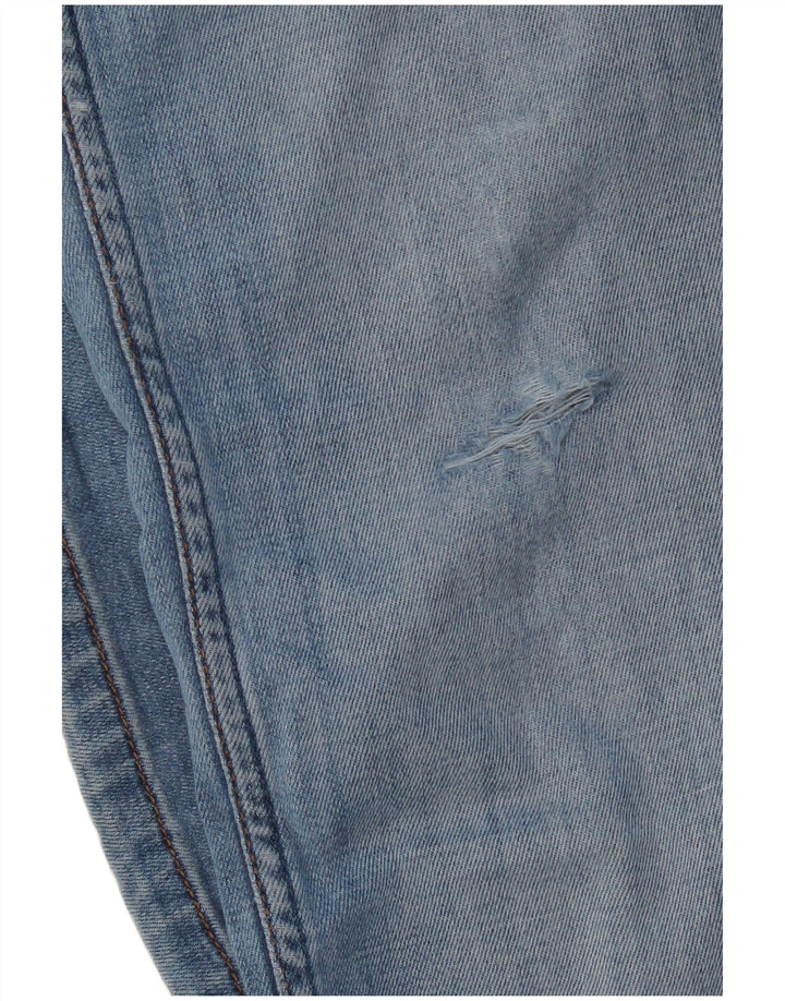 WRANGLER Mens Texas Straight Jeans W32 L30 Blue Cotton