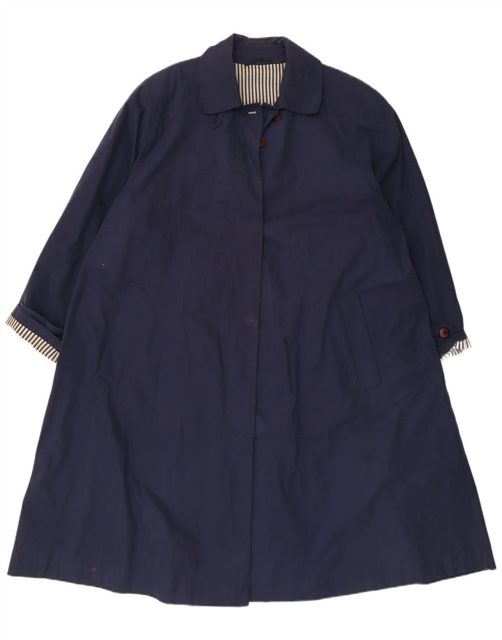 Framménti Womens Oversized Overcoat UK 18 XL Navy Blue