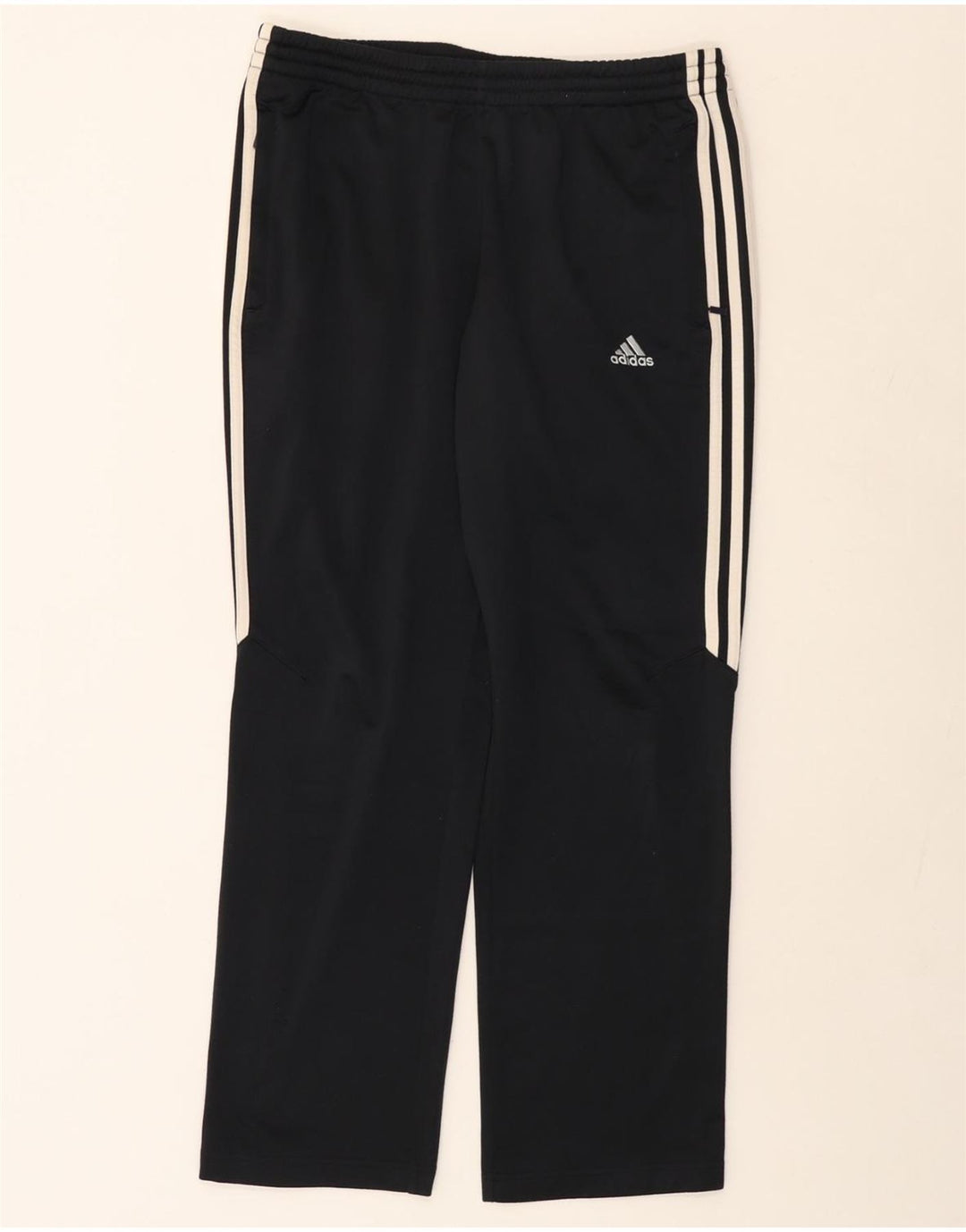 ADIDAS Mens Tracksuit Trousers Large  Black Polyester