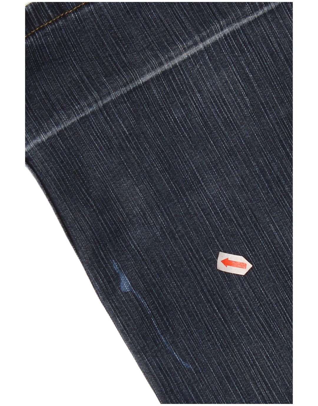 Wrangler Womens Regular Fit Straight Jeans W34 L30 Blue Cotton