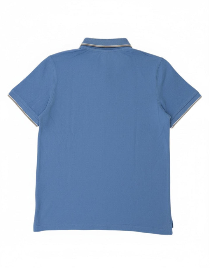 KAPPA Mens Polo Shirt Medium Blue Cotton