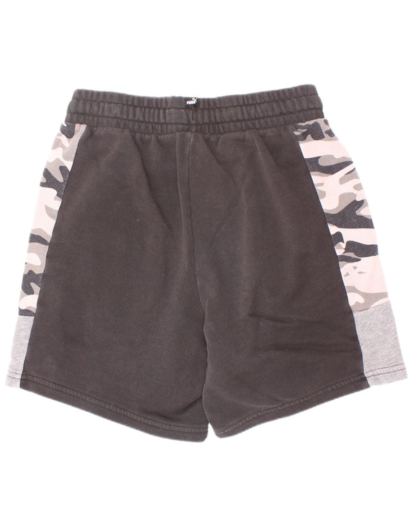 Puma Boys Sport Shorts 13-14 Years Black Camouflage Cotton