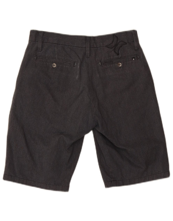 Hurley Mens Chino Shorts W26 XS Grey Cotton