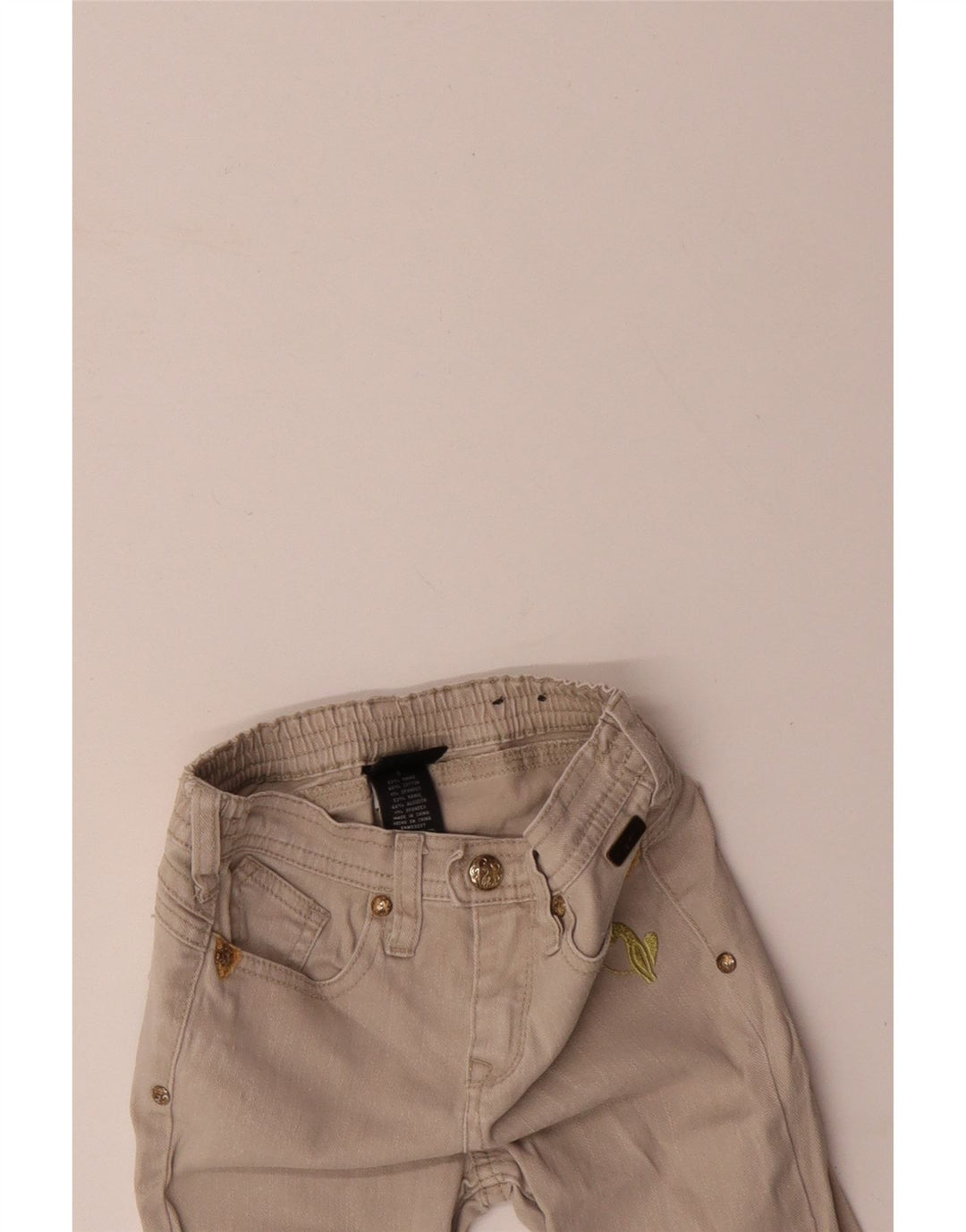 BABY PHAT Boys Bermuda Shorts 5-6 Years W24 Beige Ramie