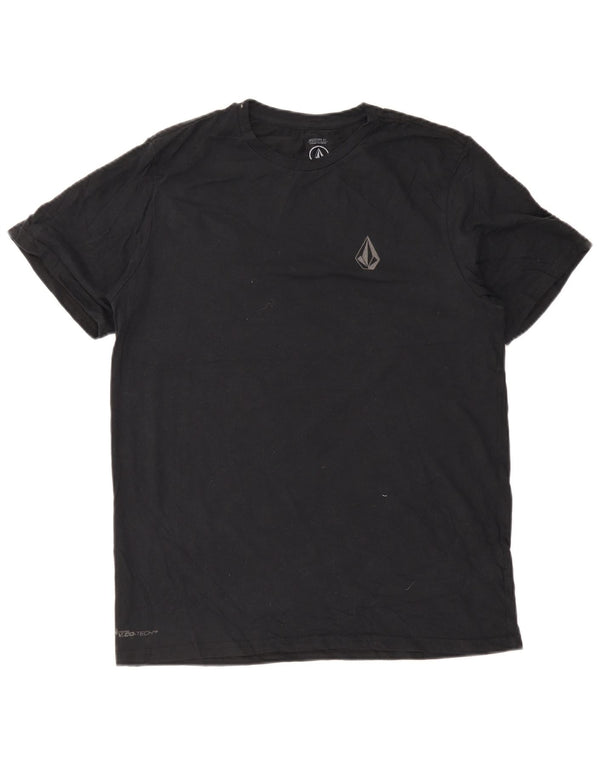Volcom Mens Modern Fit Graphic T-Shirt Top Large Black Cotton