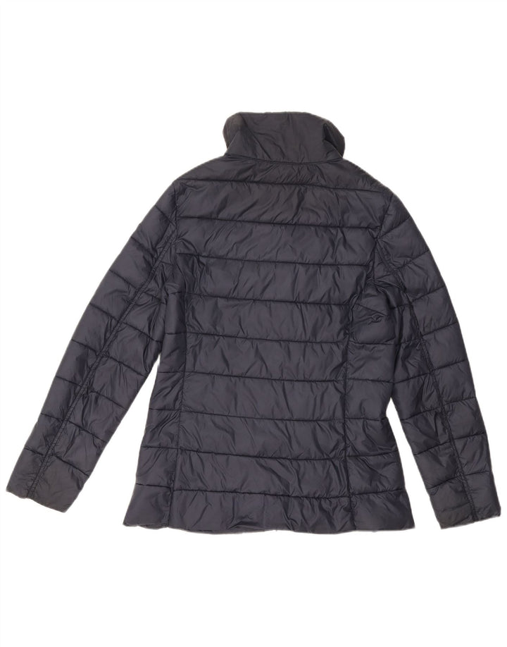 BARBOUR Womens Padded Jacket UK 10 Small Navy Blue Polyamide