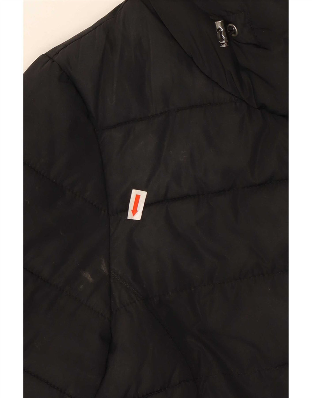 French Connection Womens Hooded Padded Jacket UK 10 Small Black Polyester
