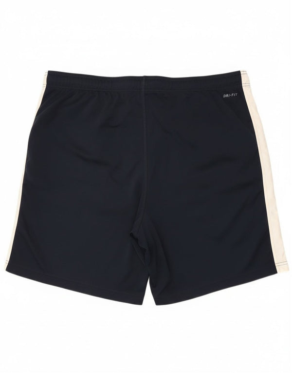 Nike Mens Dri Fit Sport Shorts XL  Navy Blue Colourblock Polyester