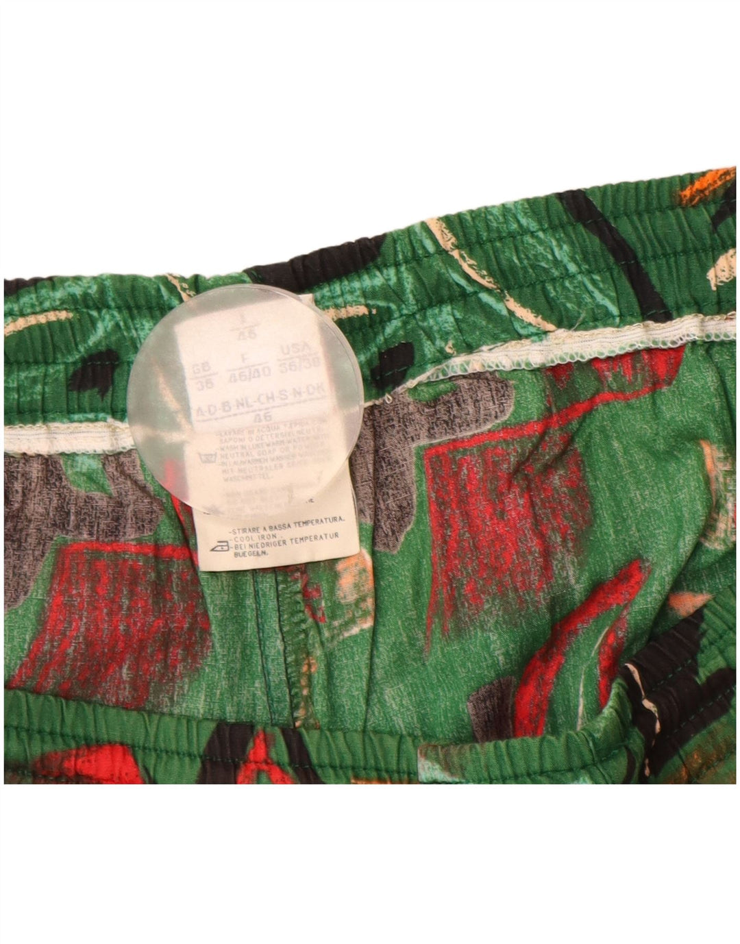 Belfe Mens Shorts IT 46 Small W30 Green Floral