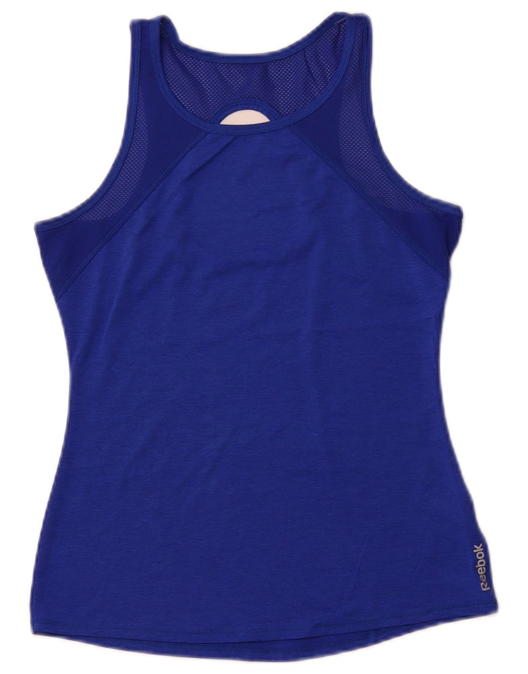 REEBOK Womens Vest Top UK 8 Small Blue Polyester Sports