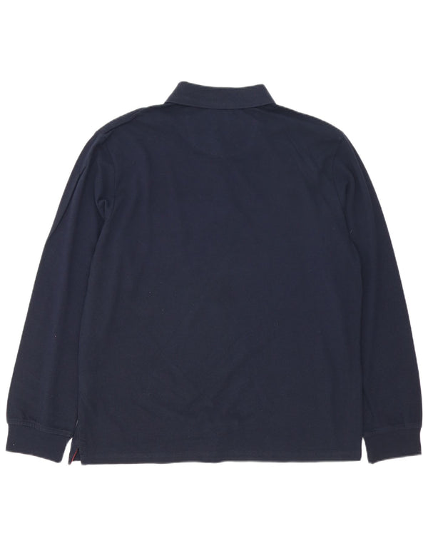 U.S. Polo Assn. Mens Long Sleeve Shirt XL Navy Blue Cotton