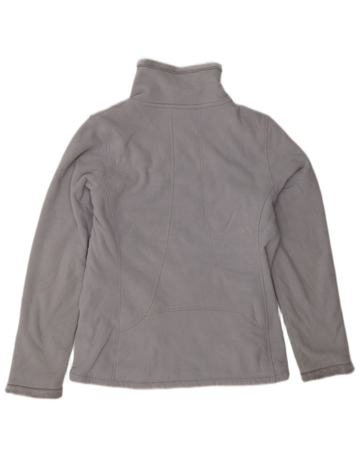 THE NORTH FACE Womens Fleece Jacket UK 14 Medium Grey Polyester