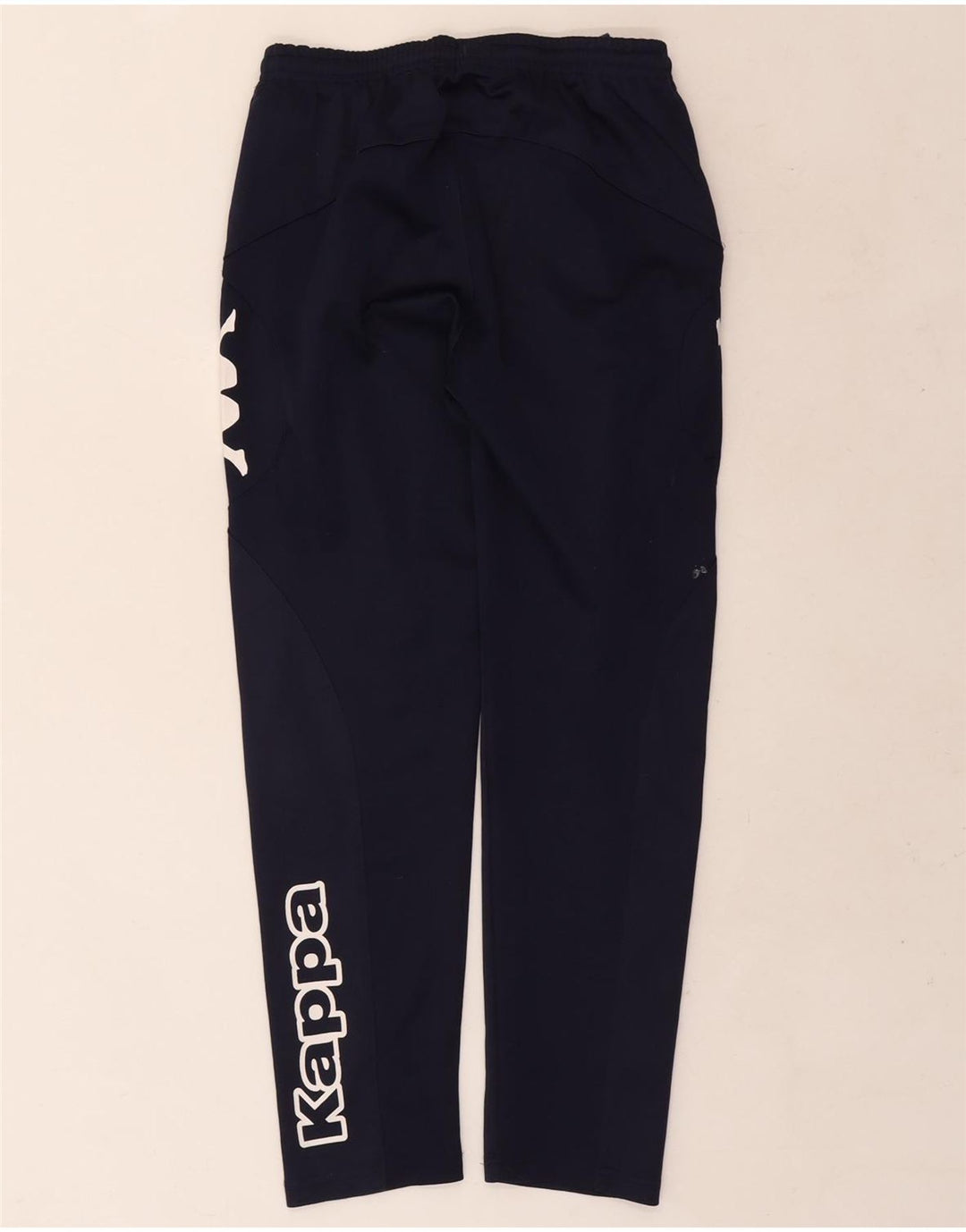 Kappa Boys Graphic Tracksuit Trousers 11-12 Years Navy Blue Polyester