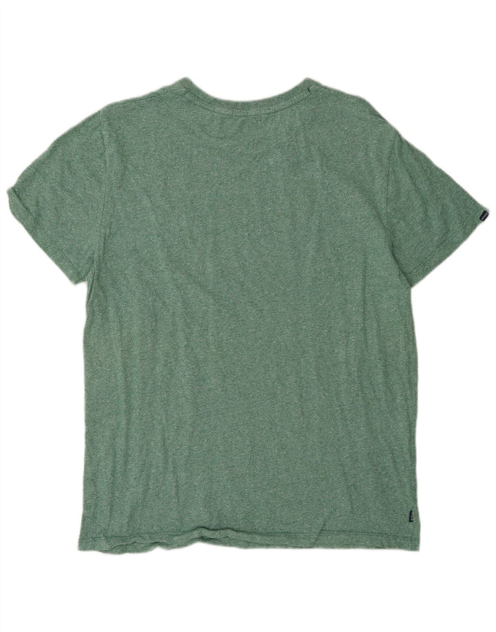 Superdry Mens T-Shirt Top Large Green