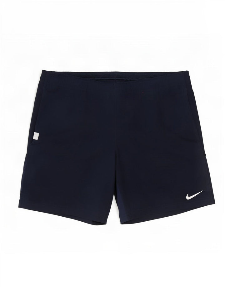 Nike Mens Dri Fit Sport Shorts Small Navy Blue Polyester