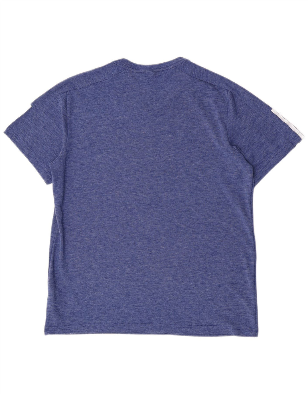 Adidas Mens T-Shirt Top Large Blue Polyester