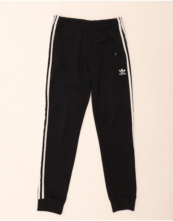 Adidas Mens Tracksuit Trousers Joggers Small  Black Polyester