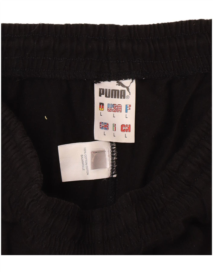 Puma Mens Sport Shorts Large  Black Cotton