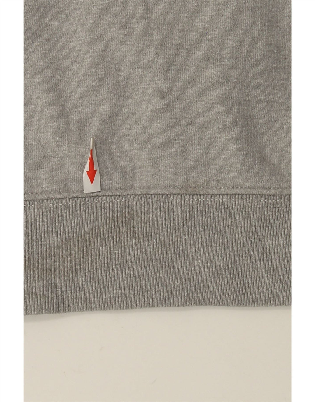 Zara Mens Hoodie Jumper Medium Grey Colourblock Cotton