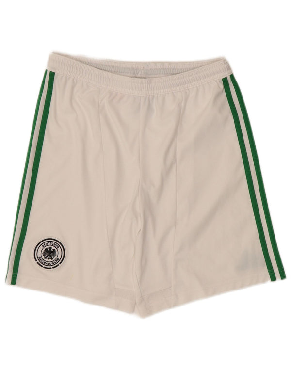 Adidas Boys Deutscher Fussball Bund Sport Shorts 13-14 Years White