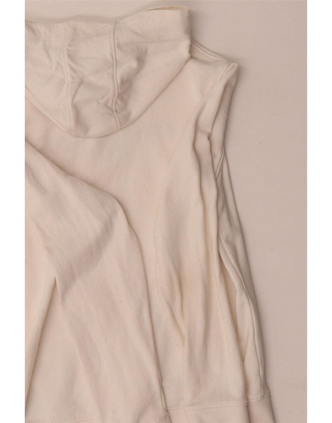 TOMMY HILFIGER Girls Graphic Hoodie Jumper 11-12 Years White Cotton