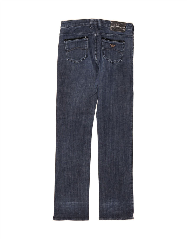 ARMANI Womens Straight Jeans W31 L34 Blue Cotton Vintage Armani and Second-Hand Armani from Messina Hembry 