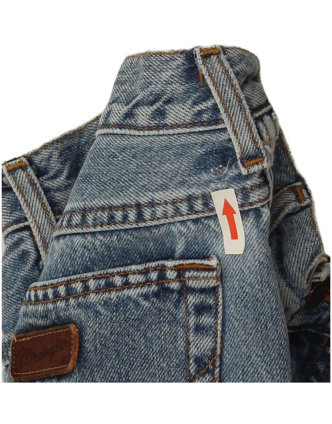 Wrangler Mens Tapered Jeans W32 L30 Blue Cotton